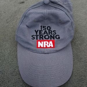Nartional Rifle Assn Est 1871 Gray adjustable baseball cap